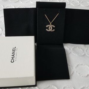 Chanel double CC necklace